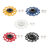 Maxbell Maxbell 11T MTB Road Bike Jockey Wheel Pulley Ceramic Bearing Rear Derailleur Gold