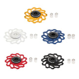 Maxbell Maxbell 11T MTB Road Bike Jockey Wheel Pulley Ceramic Bearing Rear Derailleur Gold