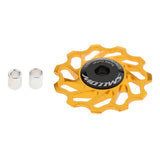 Maxbell Maxbell 11T MTB Road Bike Jockey Wheel Pulley Ceramic Bearing Rear Derailleur Gold