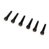 Maxbell 6 Pieces Acoustic Guitar Bridge Pins String End Pegs with White Dot - Aladdin Shoppers