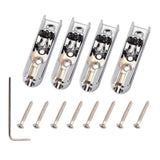 Maxbell 4Pcs Brass Electric Guitar Bridge Saddle with Mounting Screw Wrench - Aladdin Shoppers