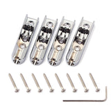 Maxbell 4Pcs Brass Electric Guitar Bridge Saddle with Mounting Screw Wrench - Aladdin Shoppers