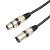 Maxbell Maxbell 3 Pin DMX Signal Cable Wire XLR Male to Female Cable Balanced Snake Cord for Stage Lights, Disc Players