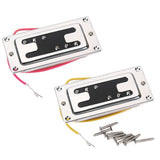 Maxbell Mini Style Two Line Electric Guitar Humbucker Pickup with Mounting Screws For Guitar Accessory - Aladdin Shoppers
