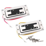 Maxbell Mini Style Two Line Electric Guitar Humbucker Pickup with Mounting Screws For Guitar Accessory - Aladdin Shoppers