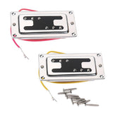 Maxbell Mini Style Two Line Electric Guitar Humbucker Pickup with Mounting Screws For Guitar Accessory - Aladdin Shoppers
