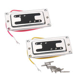 Maxbell Mini Style Two Line Electric Guitar Humbucker Pickup with Mounting Screws For Guitar Accessory - Aladdin Shoppers