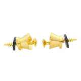 Maxbell 2 Pieces Metal Strap Lock Screw Button for Acoustic Electric Guitar - Aladdin Shoppers