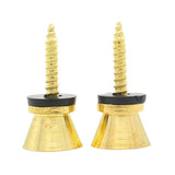 Maxbell 2 Pieces Metal Strap Lock Screw Button for Acoustic Electric Guitar - Aladdin Shoppers
