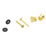 Maxbell 2 Pieces Metal Strap Lock Screw Button for Acoustic Electric Guitar - Aladdin Shoppers