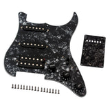 Maxbell Prewired SSH Pickguard Plate Set with 17 screws,1 Rear cover,for Electric Guitar - Aladdin Shoppers
