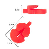 10pcs Red Violin Rubber Mute Silencer for String Instrument Parts - Aladdin Shoppers