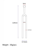 Maxbell 440Hz Tuning Fork Tuner Voicing Tool For Violin Guitar String Instrument - Aladdin Shoppers