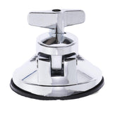 Maxbell 3pcs Metal Drum Holder Base Plate Drum Rack Clamp Drum Tom Mount Bracket