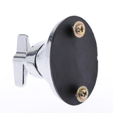 Maxbell 3pcs Metal Drum Holder Base Plate Drum Rack Clamp Drum Tom Mount Bracket