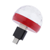 Maxbell Magic Rotating Ball Effect Led Lights KTV Party Bar DJ Red for Type-C