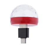 Maxbell Magic Rotating Ball Effect Led Lights KTV Party Bar DJ Red for Type-C
