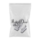 Maxbell 2pcs Drum Strainer 20x Drum Air Vent w/ Gasket Nut Tom Snare Drum Accs Parts