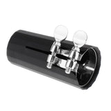 Maxbell Soprano Saxophone Sax Mouthpiece Cap Cover and Copper Ligature Nickel-plated