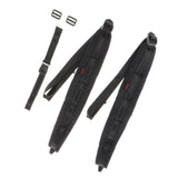 5 Set Accordion Shoulder Straps Belts 90x7.5cm Durable Accordion Parts Black