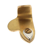 Maxbell 2x Sax Saxophone Thumb Finger Protector Wind Instrument Tool Accessory Gold