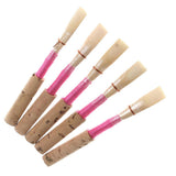 Maxbell Pack of 5 Oboe Reeds Reed Pink Strength Medium w/ Plastic Case for Oboe