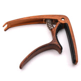 Maxbell Acoustic Folk Classical Guitar Capo Tuning Clamp and Picks Rosewood