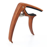 Maxbell Acoustic Folk Classical Guitar Capo Tuning Clamp and Picks Rosewood