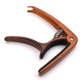 Maxbell Acoustic Folk Classical Guitar Capo Tuning Clamp and Picks Rosewood
