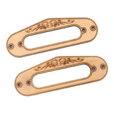 Maxbell Maple Wood Single Coil Pickup Mounting Ring for TL Guitar Parts Accessories