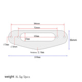 Maxbell Maple Wood Single Coil Pickup Mounting Ring for TL Guitar Parts Accessories