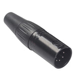 Maxbell 3x Zinc Alloy 5 Pins Audio Video RCA Solderless Adapter Plug