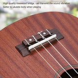 Maxbell 4-String Ukulele Bridge for 21'' 23'' Ukulele Uke Musical Replacement