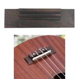Maxbell 4-String Ukulele Bridge for 21'' 23'' Ukulele Uke Musical Replacement