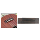 Maxbell 4-String Ukulele Bridge for 21'' 23'' Ukulele Uke Musical Replacement