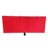 2xMetal Mic Isolation Shield for Microphone Recording Equipment Five Panels