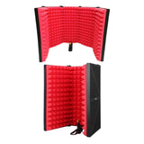 2xMetal Mic Isolation Shield for Microphone Recording Equipment Five Panels
