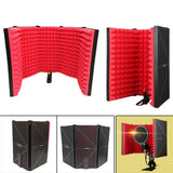 2xMetal Mic Isolation Shield for Microphone Recording Equipment Five Panels
