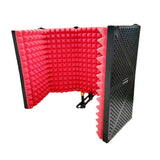2xMetal Mic Isolation Shield for Microphone Recording Equipment Five Panels