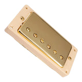 Humbucker Double Coil Electric Guitar Neck Bridge Pickup for LP Gold Frame