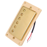 Humbucker Double Coil Electric Guitar Neck Bridge Pickup for LP Gold Frame