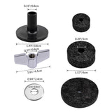 Maxbell 2xDrum Sets Replacement Cymbal Felt Washer Drum Accessories Replacement Kit