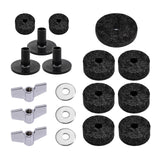 Maxbell 2xDrum Sets Replacement Cymbal Felt Washer Drum Accessories Replacement Kit