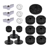 Maxbell 2xDrum Sets Replacement Cymbal Felt Washer Drum Accessories Replacement Kit