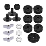 Maxbell 2xDrum Sets Replacement Cymbal Felt Washer Drum Accessories Replacement Kit