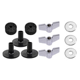 Maxbell 2xDrum Sets Replacement Cymbal Felt Washer Drum Accessories Replacement Kit