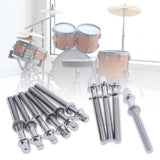 Maxbell 2x10Pcs Drum Tight Screw Durable Drum Tension Rods for Repair Parts Drum Snare 5mmx50mm
