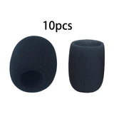 Maxbell 10 Pieces L Sponge Mic Cover Microphone Accessories Windshield Sponge Covers 72mm