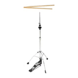 Maxbell 3 Leg Hi Hat Stand Durable Metal Cymbal Stand for Drummer Musical Instrument