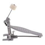Maxbell Single Foot Pedal Professional for Electronic Drums Beginner Jazz Drums Kits Argent